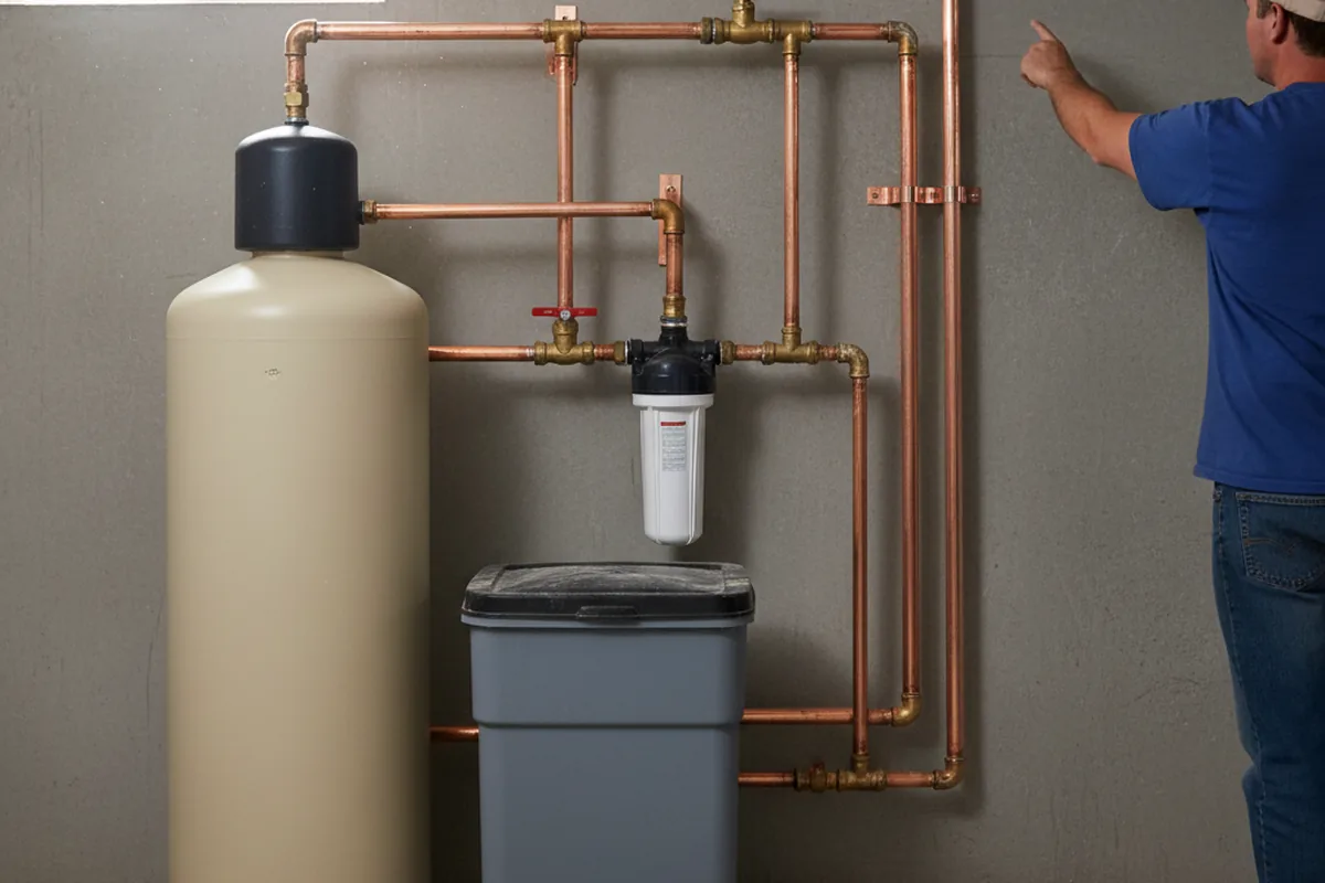 Whole-house water treatment system installed in Saint Marie
